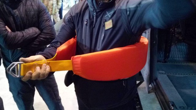 Adattamento fascia di recupero in mare