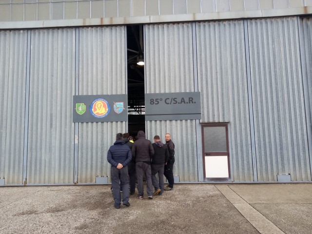 Ingresso hangar 85° Centro CSAR