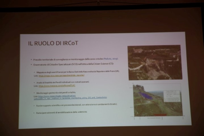 Ruolo di IRCoT nella mappature delle frane